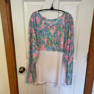 Lilly Pulitzer Finn Top Unicorn of the Sea Women’s Size XXL